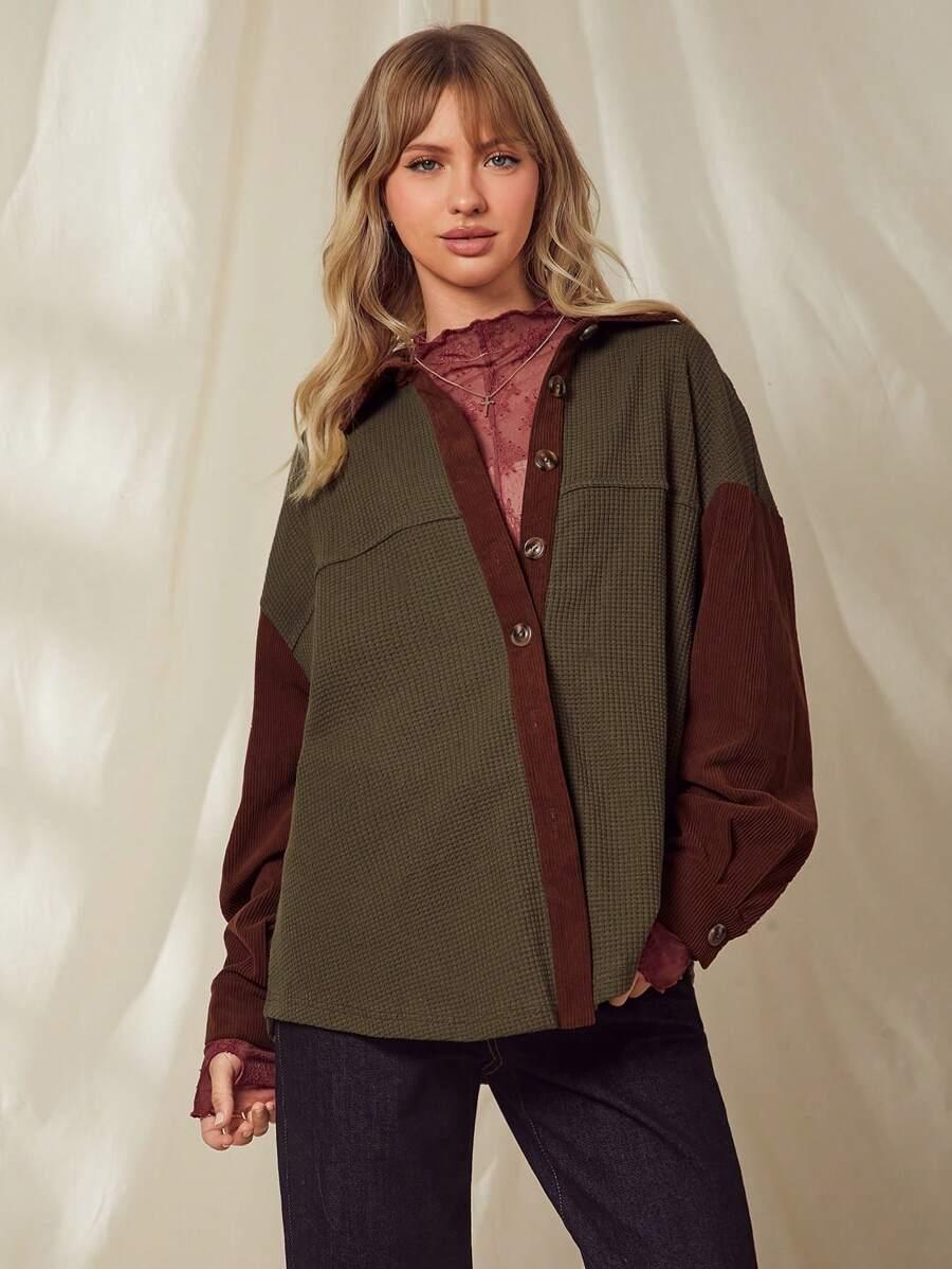BLUZA ROZPINANA Z KOŁNIERZEM