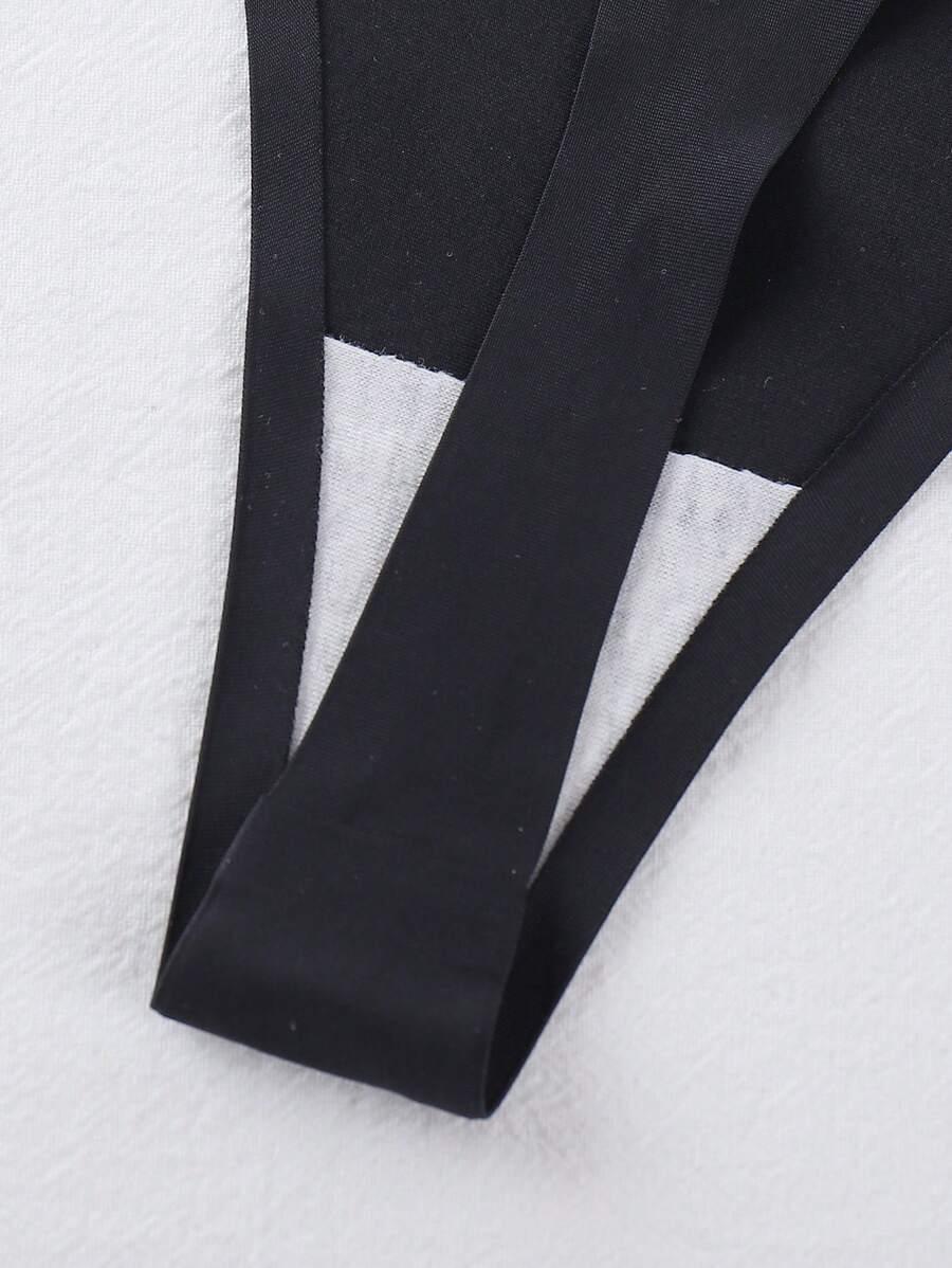 czarne stringi 5-pack