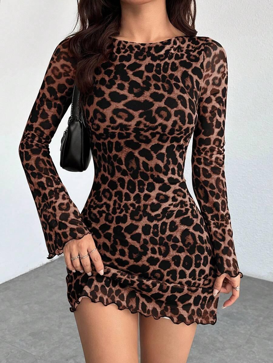 MINI SUKIENKA ANIMAL PRINT