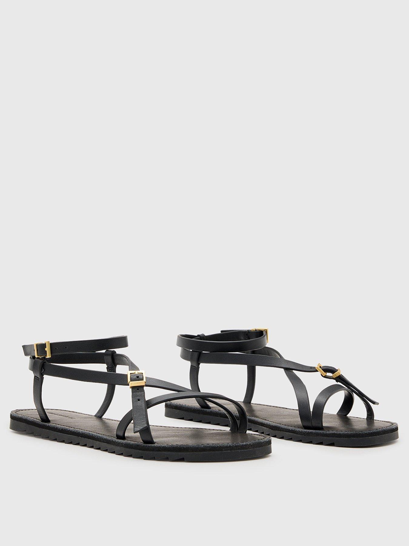 ALLSAINTS SANDAŁY PŁASKIE TYLA W097FC-00005-480