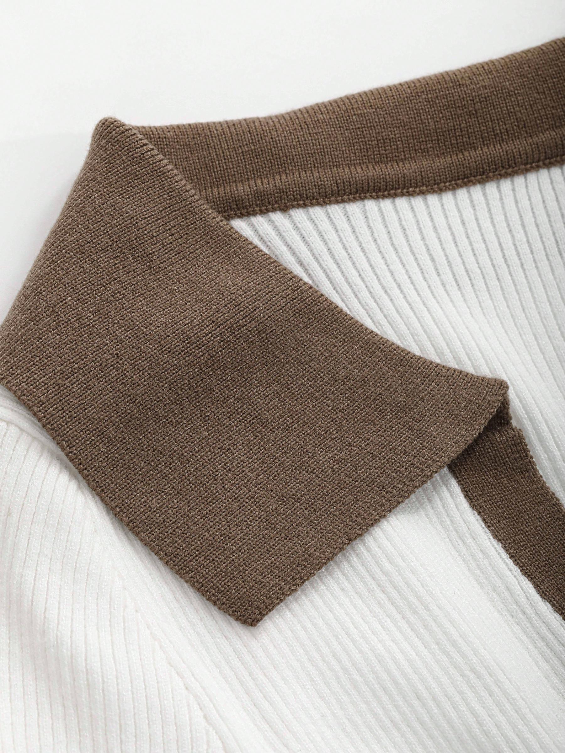dzianinowy sweter długi rękaw 