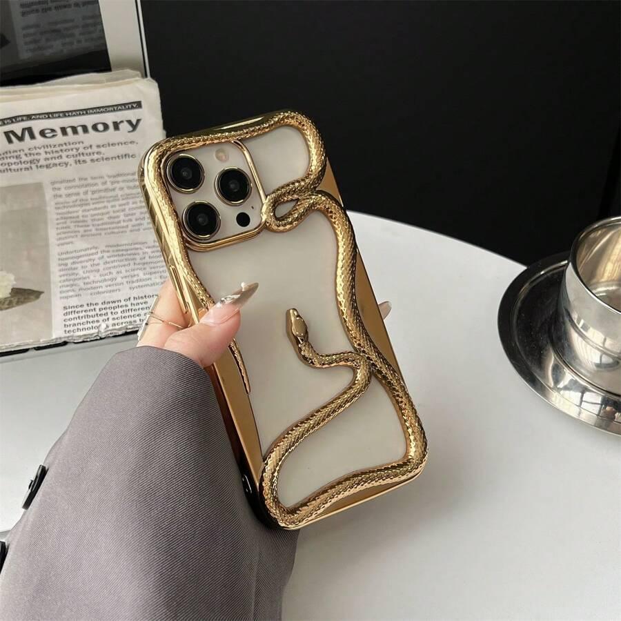 ZŁOTE ETUI NA TELEFON IPHONE
