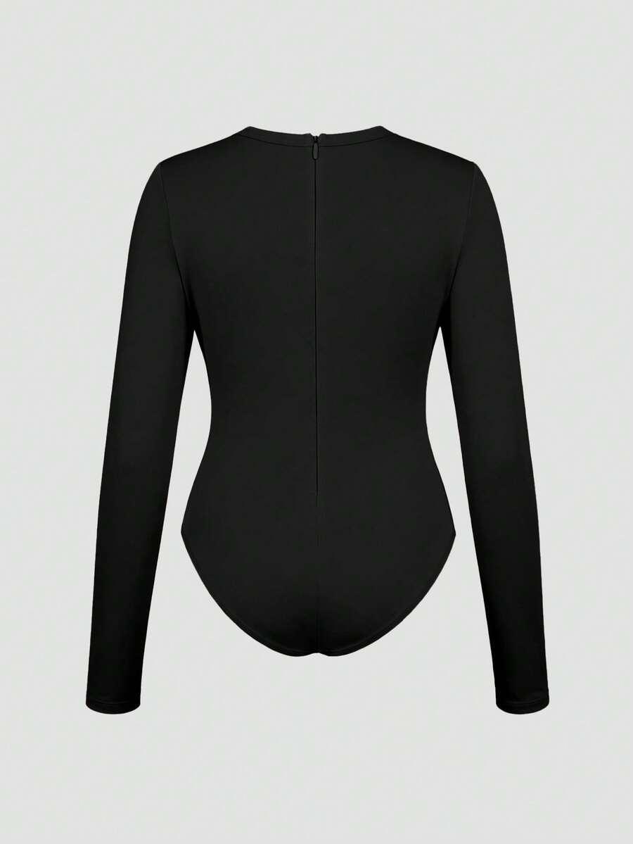 czarne body ciążowe