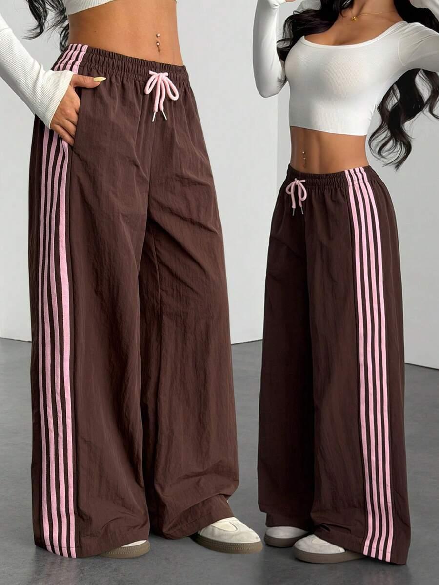 BRĄZOWE SPODNIE CASUAL 