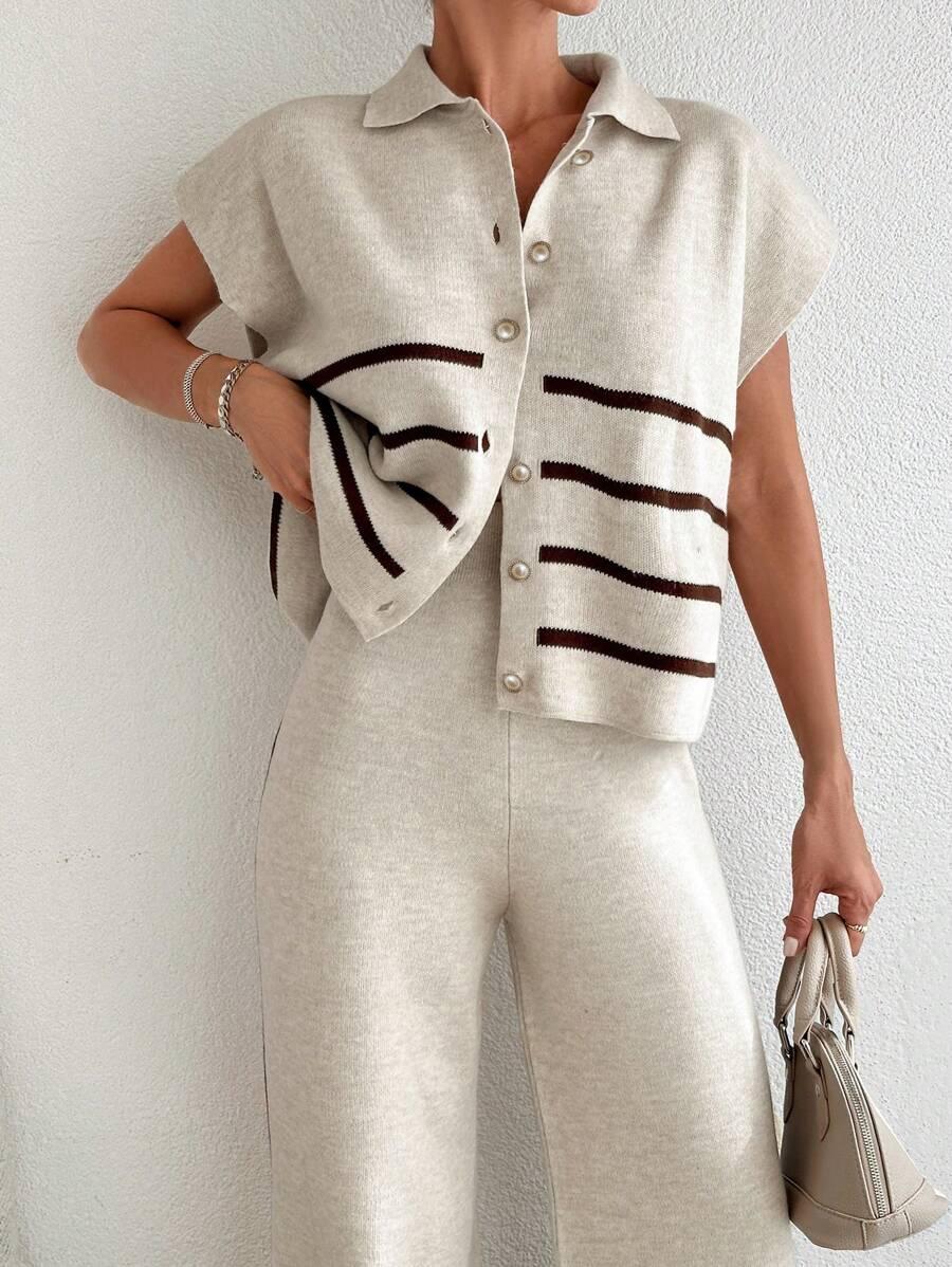 sweter spodnie komplet