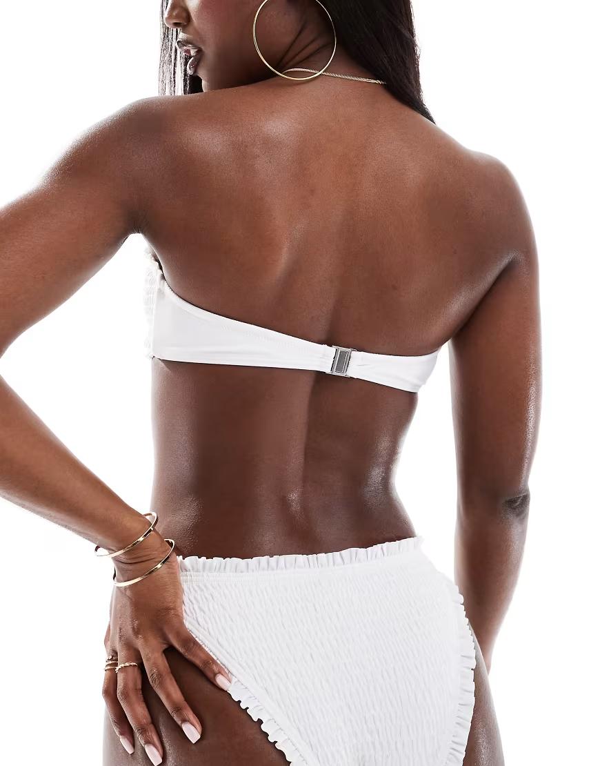 góra od bikini typu bandeau
