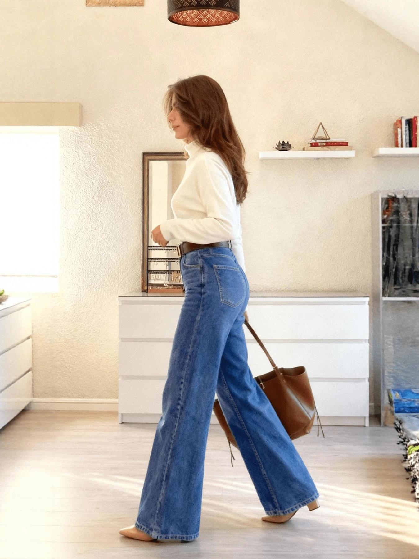 NIEBIESKIE SPODNIE JEANS
