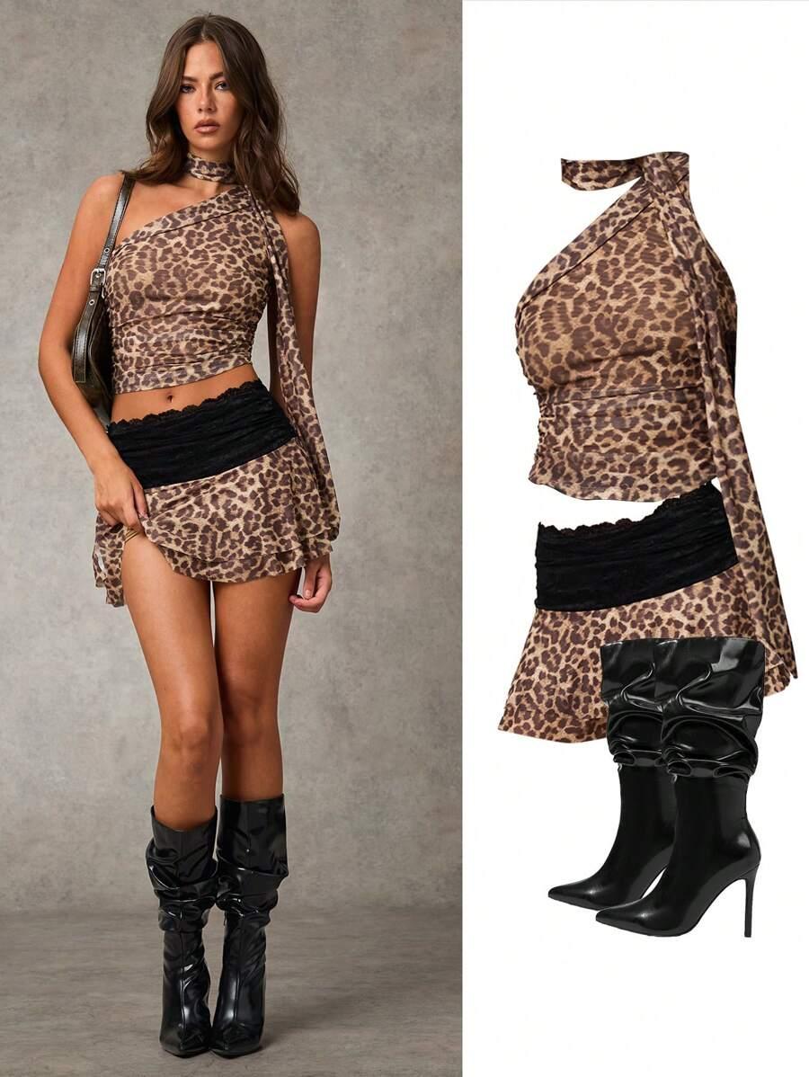 MINI SPÓDNICA ANIMAL PRINT
