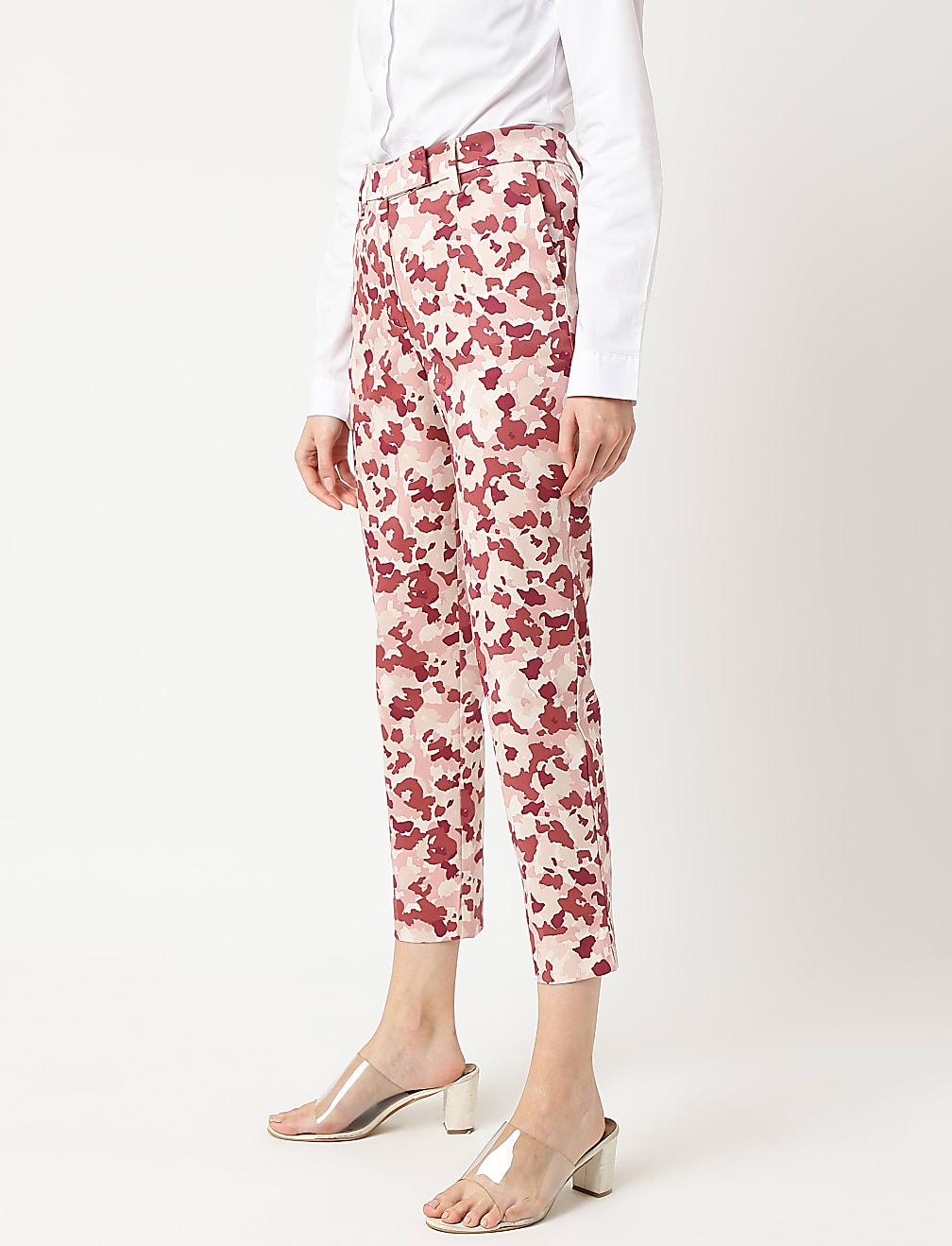 SPODNIE7/8 CYGARETKI PRINT T59-5771K-ZZ