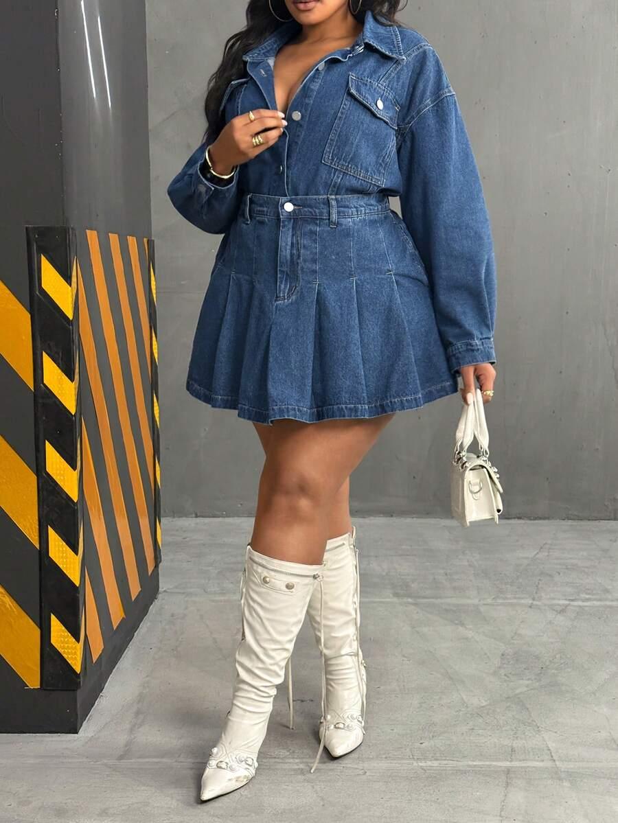 mini spódnica jeans