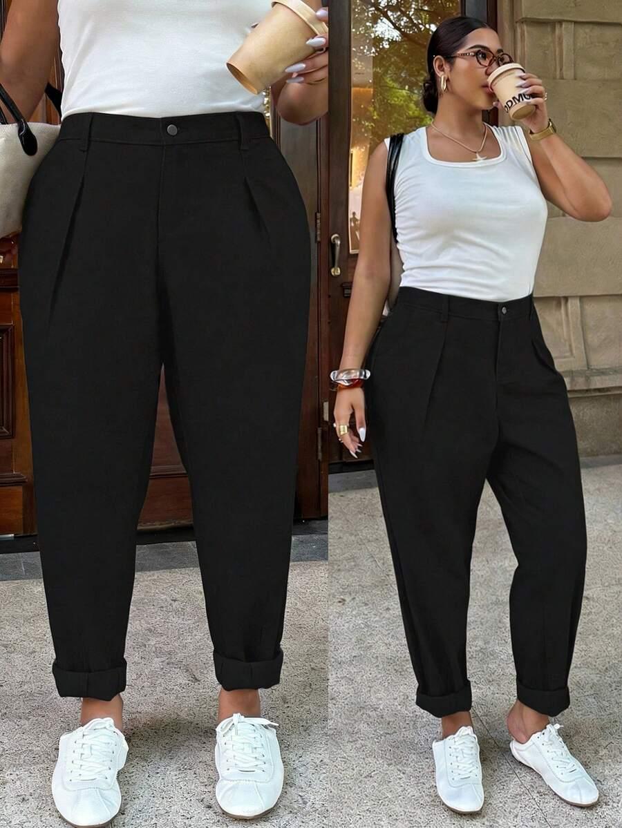 CZARNE SPODNIE JEANS
