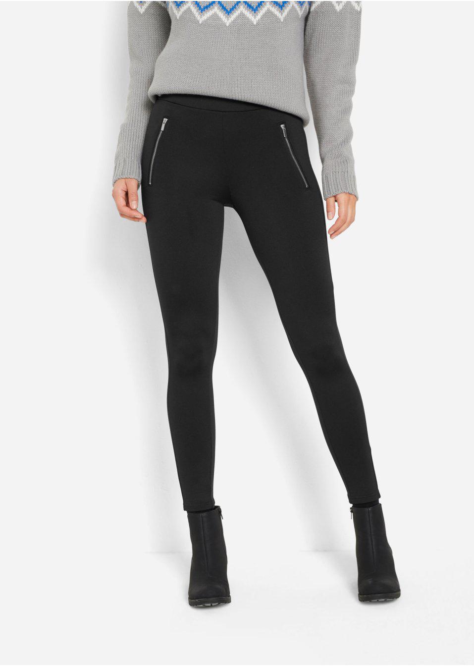LEGGINSY DAMSKIE CZARNE