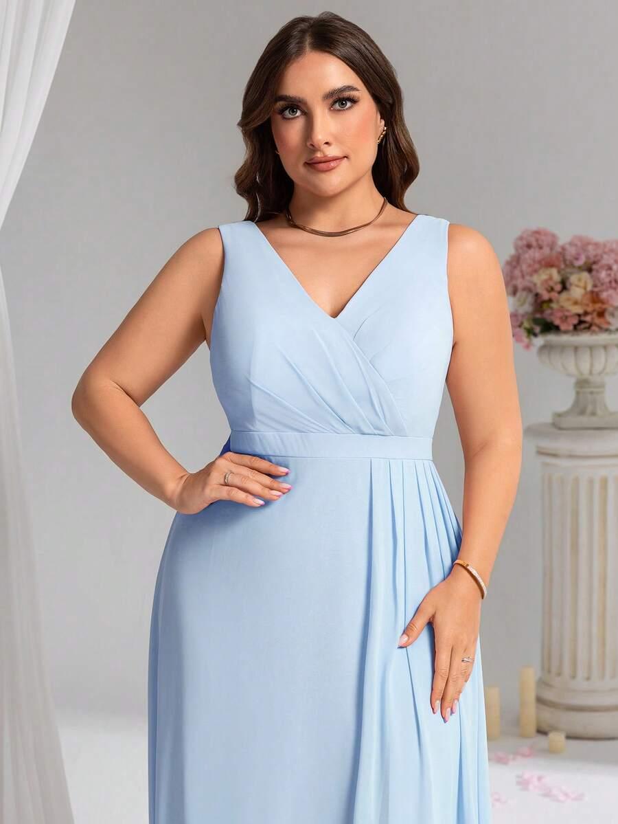 niebieska maxi sukienka 