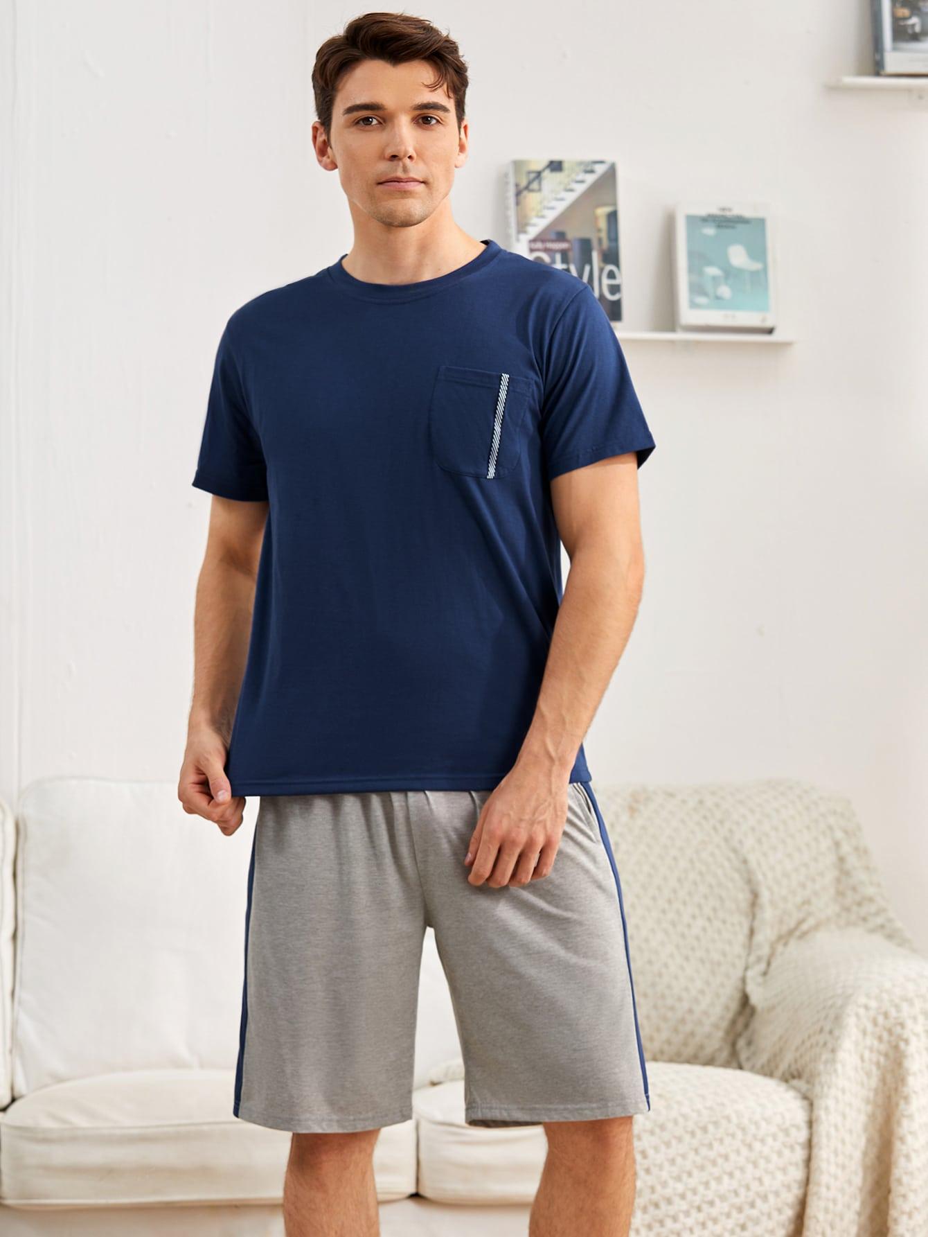 t-shirt spodenki komplet piżama