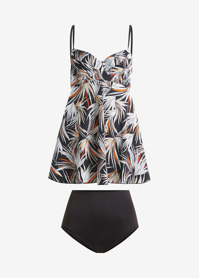 TANKINI 2-CZĘŚCOWE WE WZORY 90B