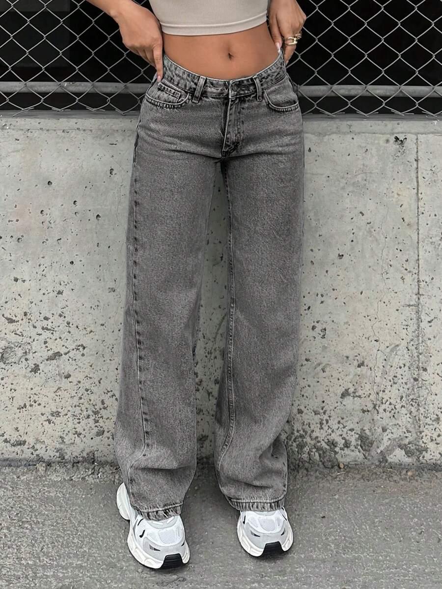SPODNIE JEANS NISKI STAN