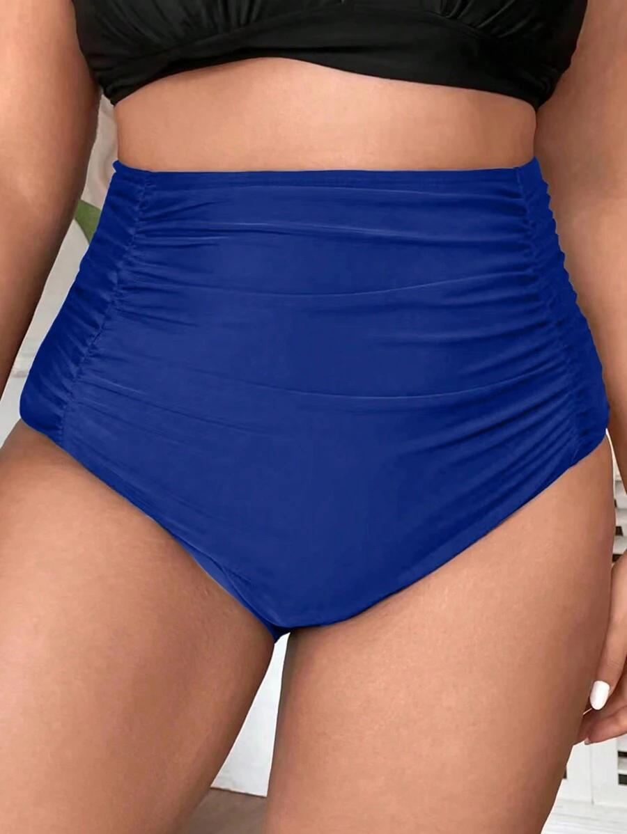 niebieski dół od bikini