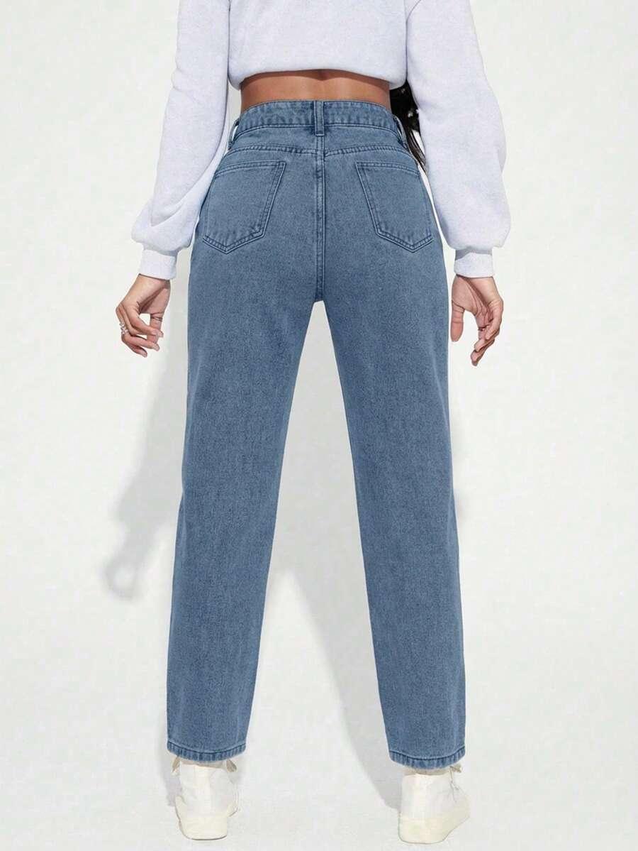 NIEBIESKIE SPODNIE JEANS