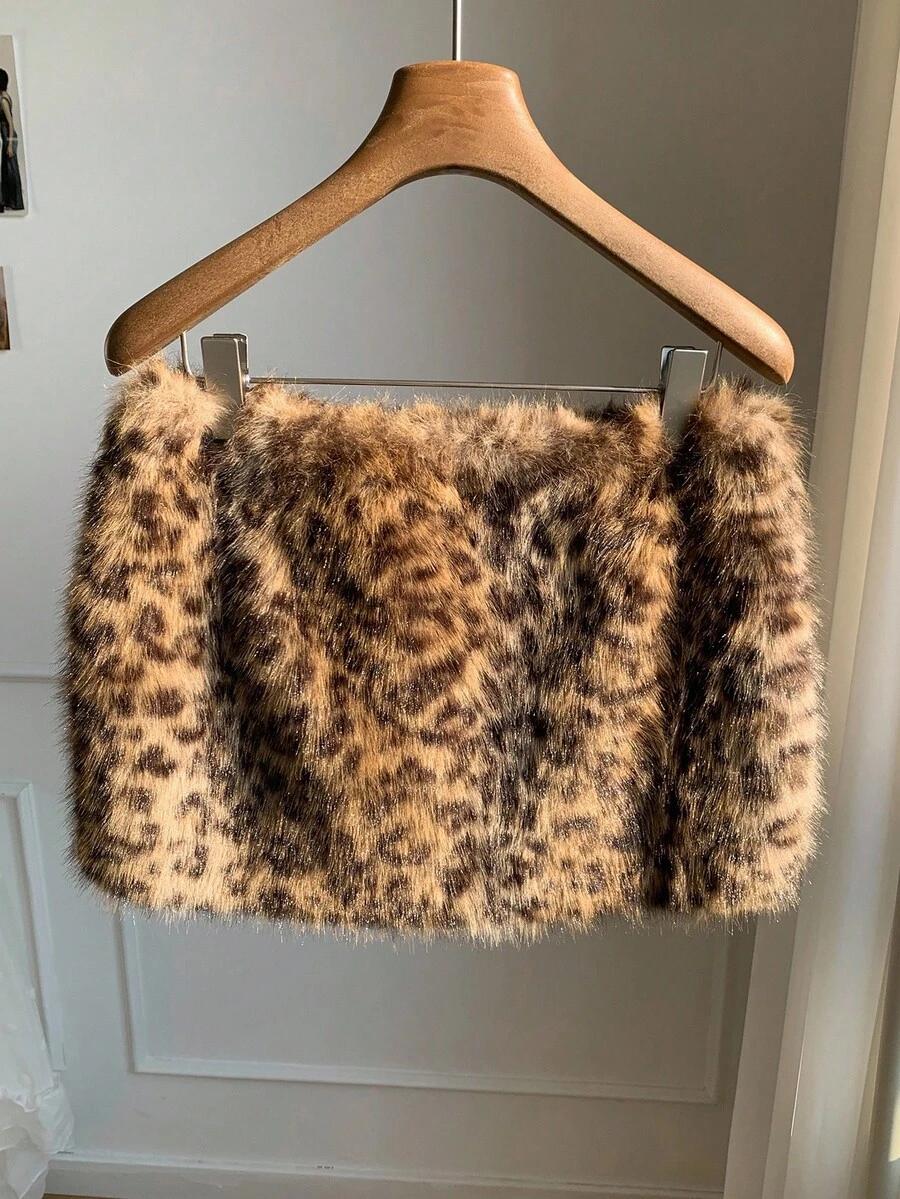 spódnica mini animal print
