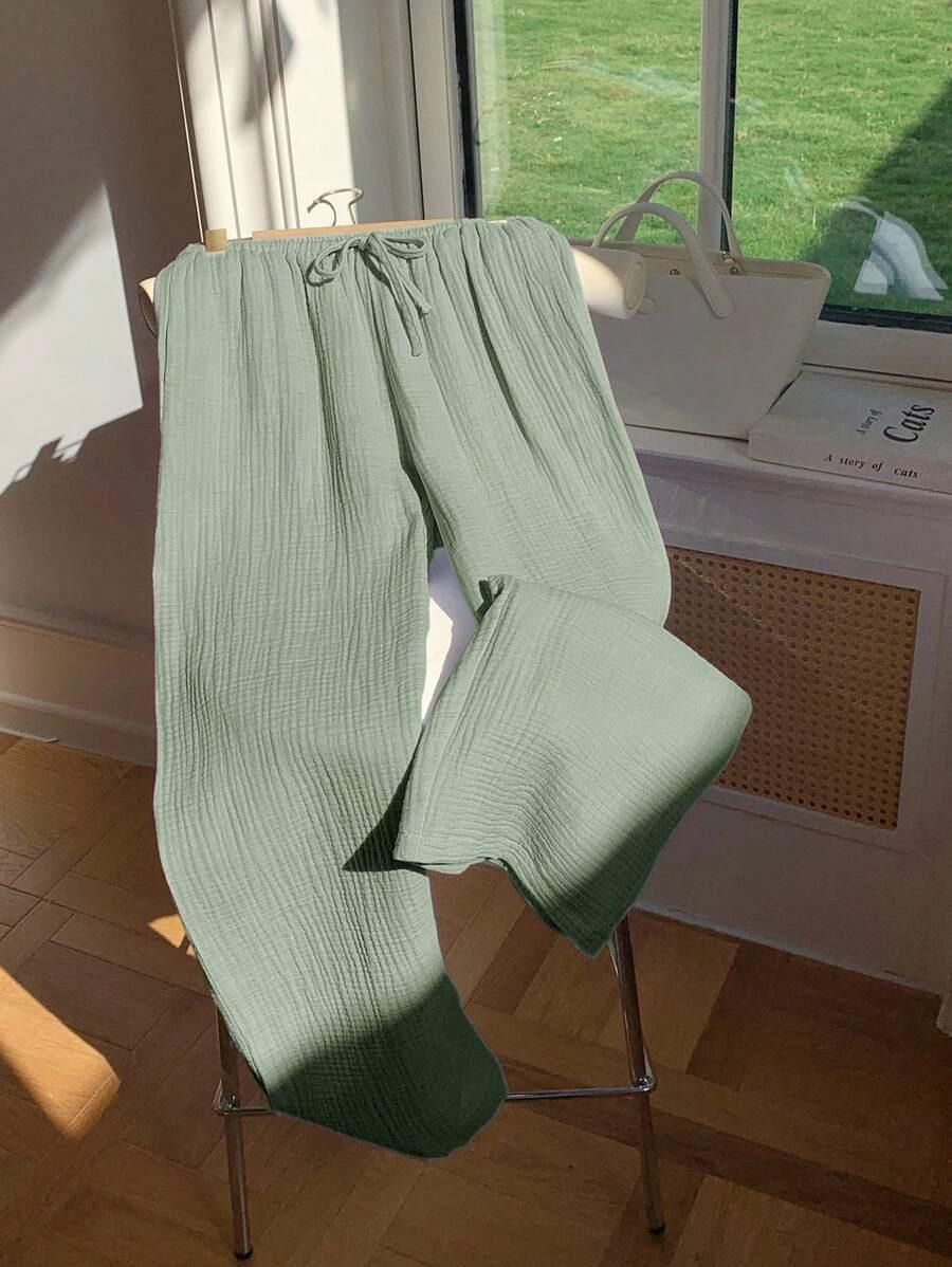 zielone spodnie casual
