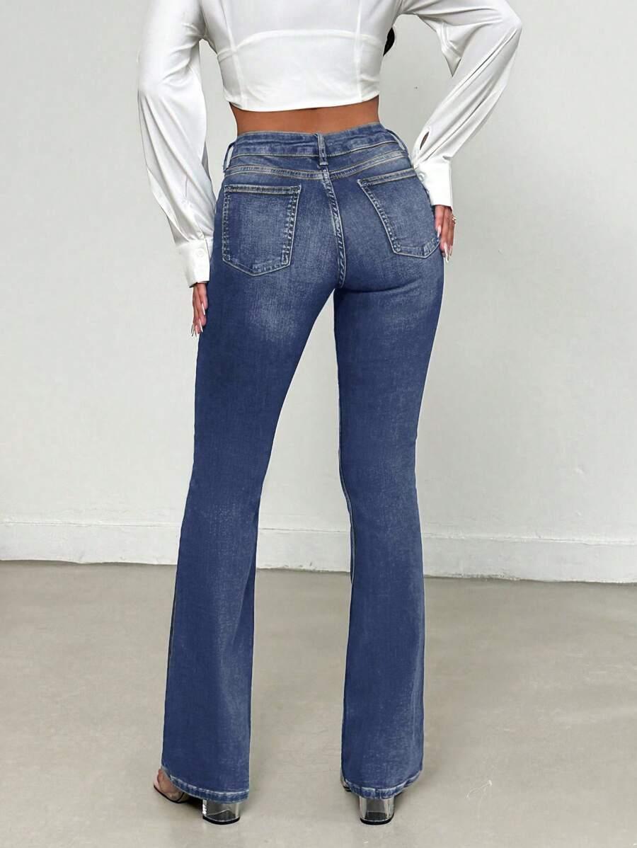 NIEBIESKIE SPODNIE JEANS