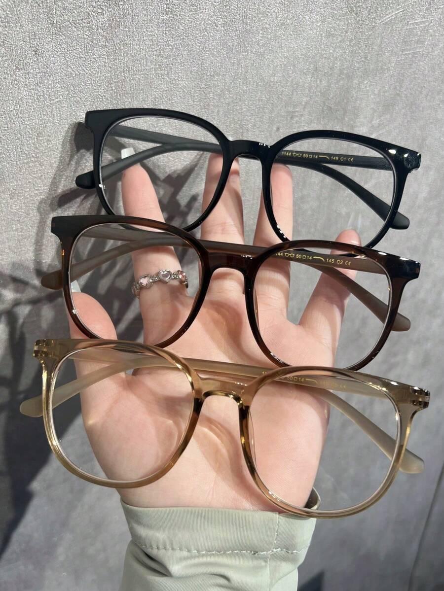 brązowe okulary zerówki 