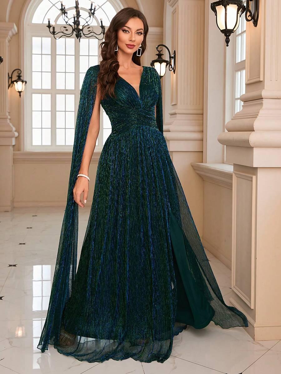 MAXI SUKIENKA V-NECK 