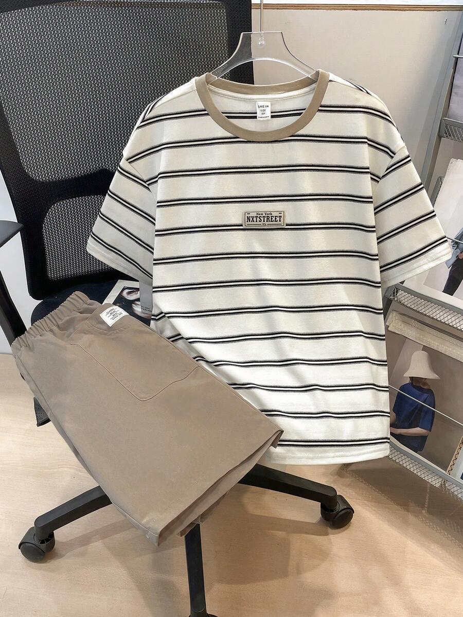 beżowe spodenki casual