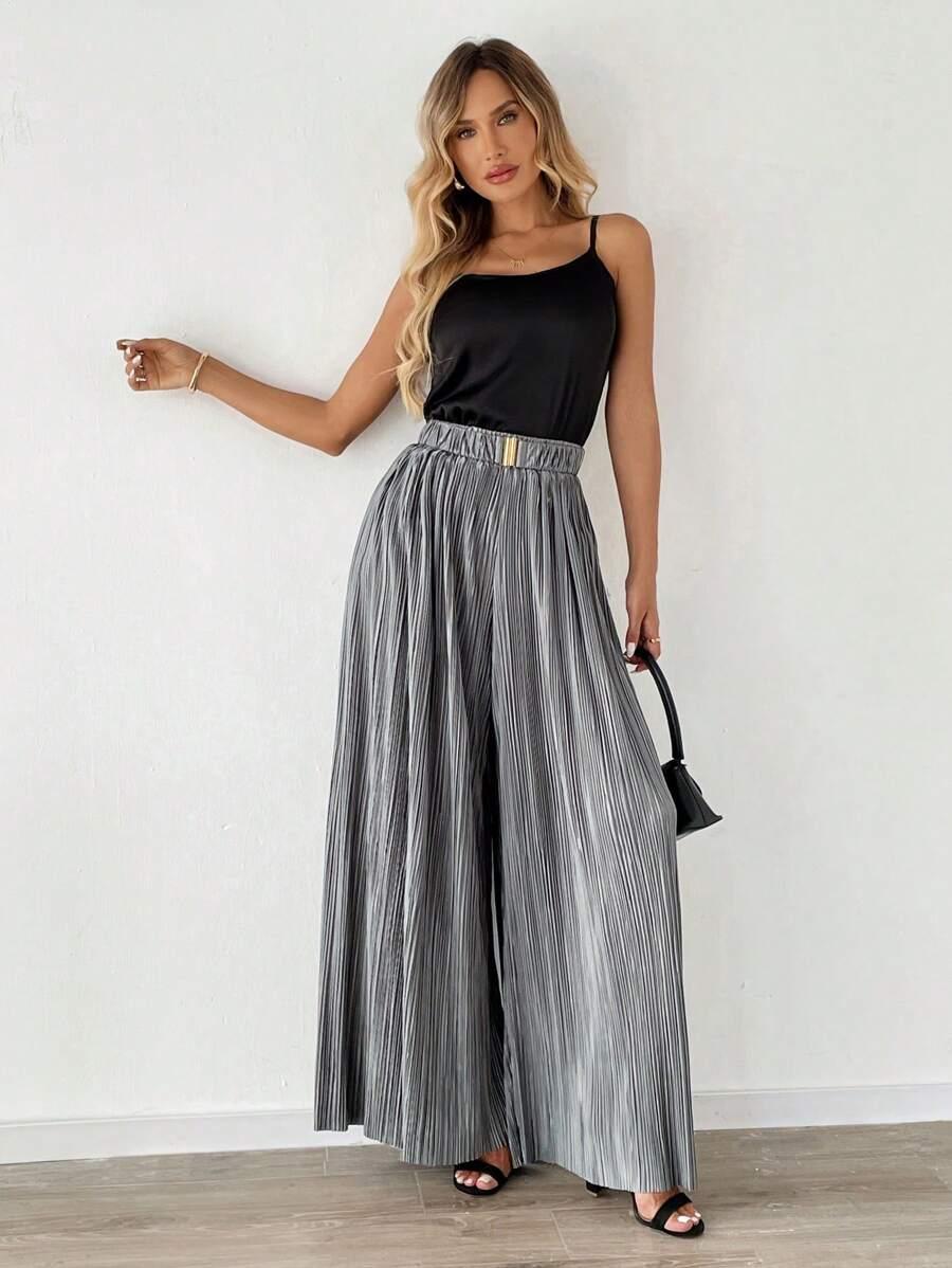 ELEGANCKIE SPODNIE DAMSKIE WYSOKI STAN