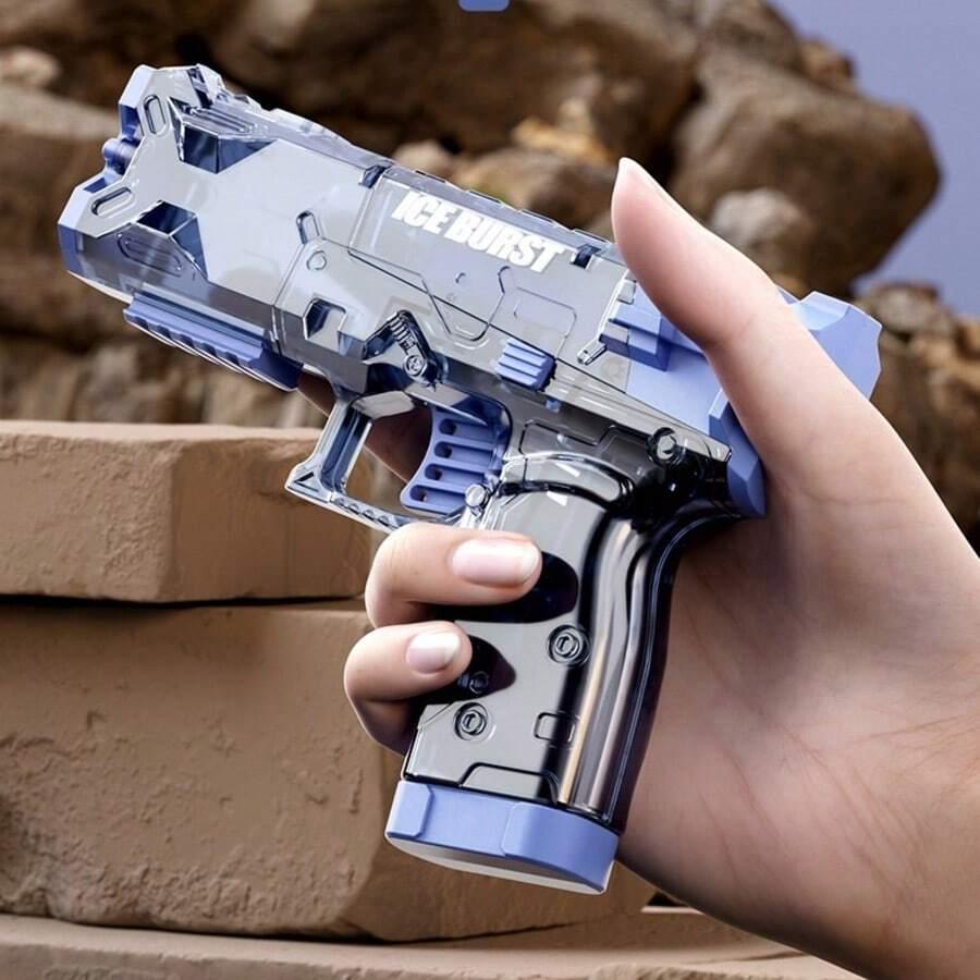 niebieski pistolet na wodę