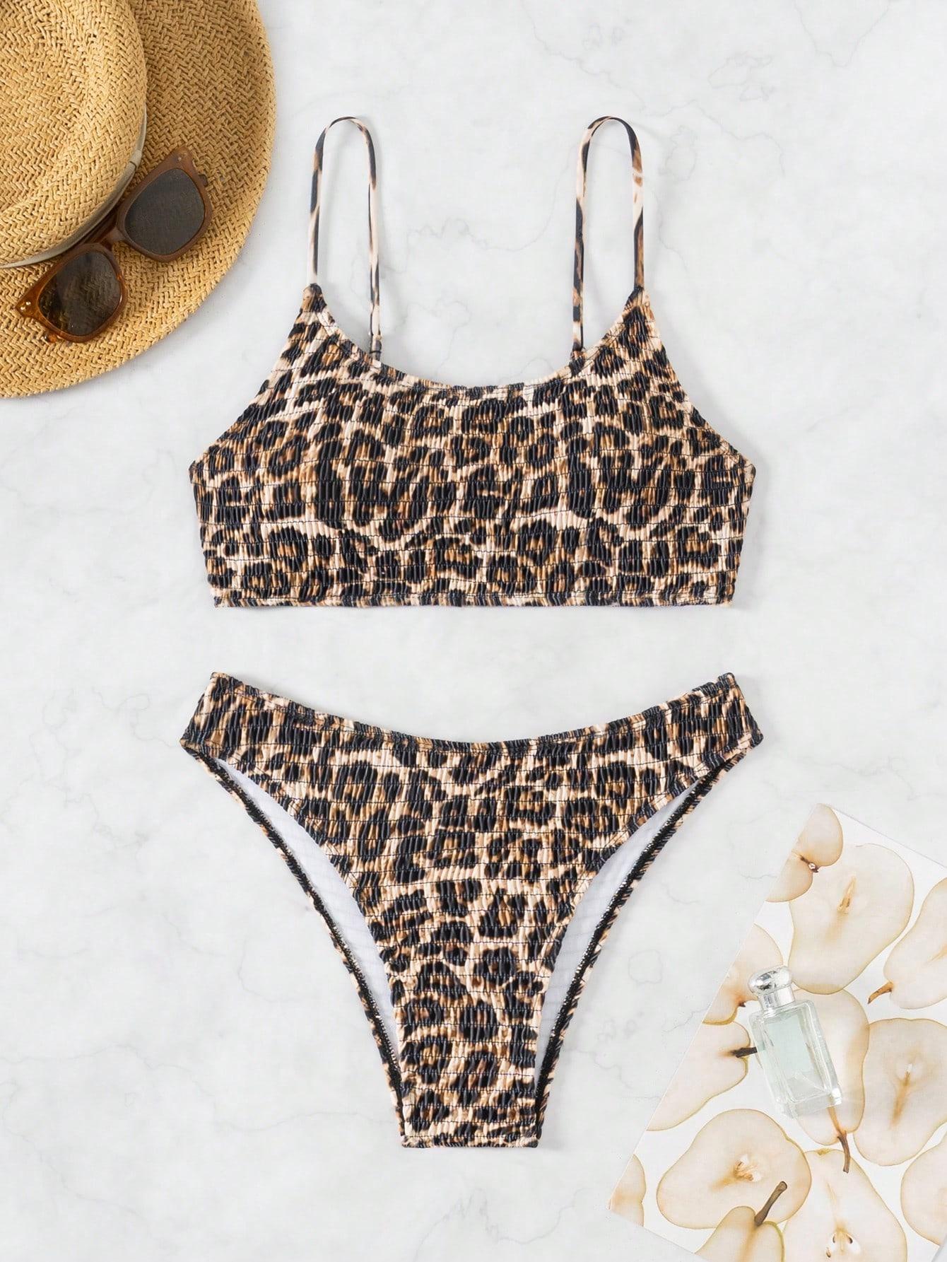 DWUCZĘŚCIOWE BIKINI DAMSKIE PANTERKA