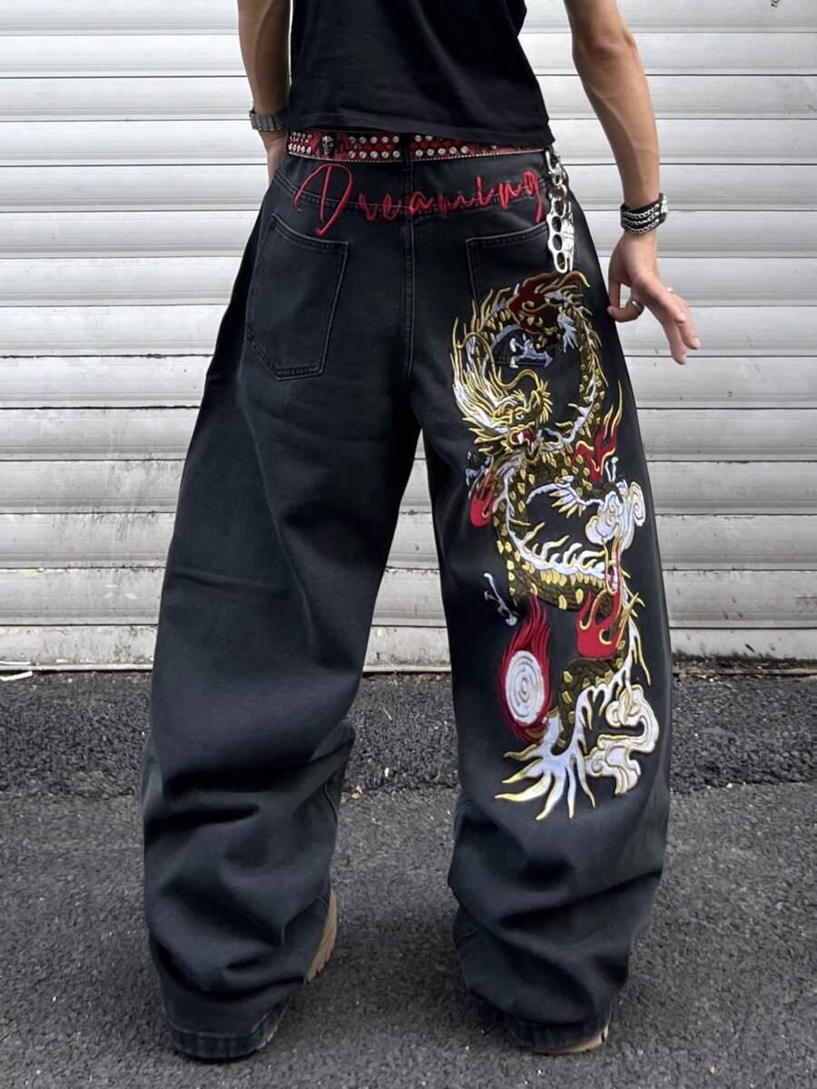 czarne spodnie jeans