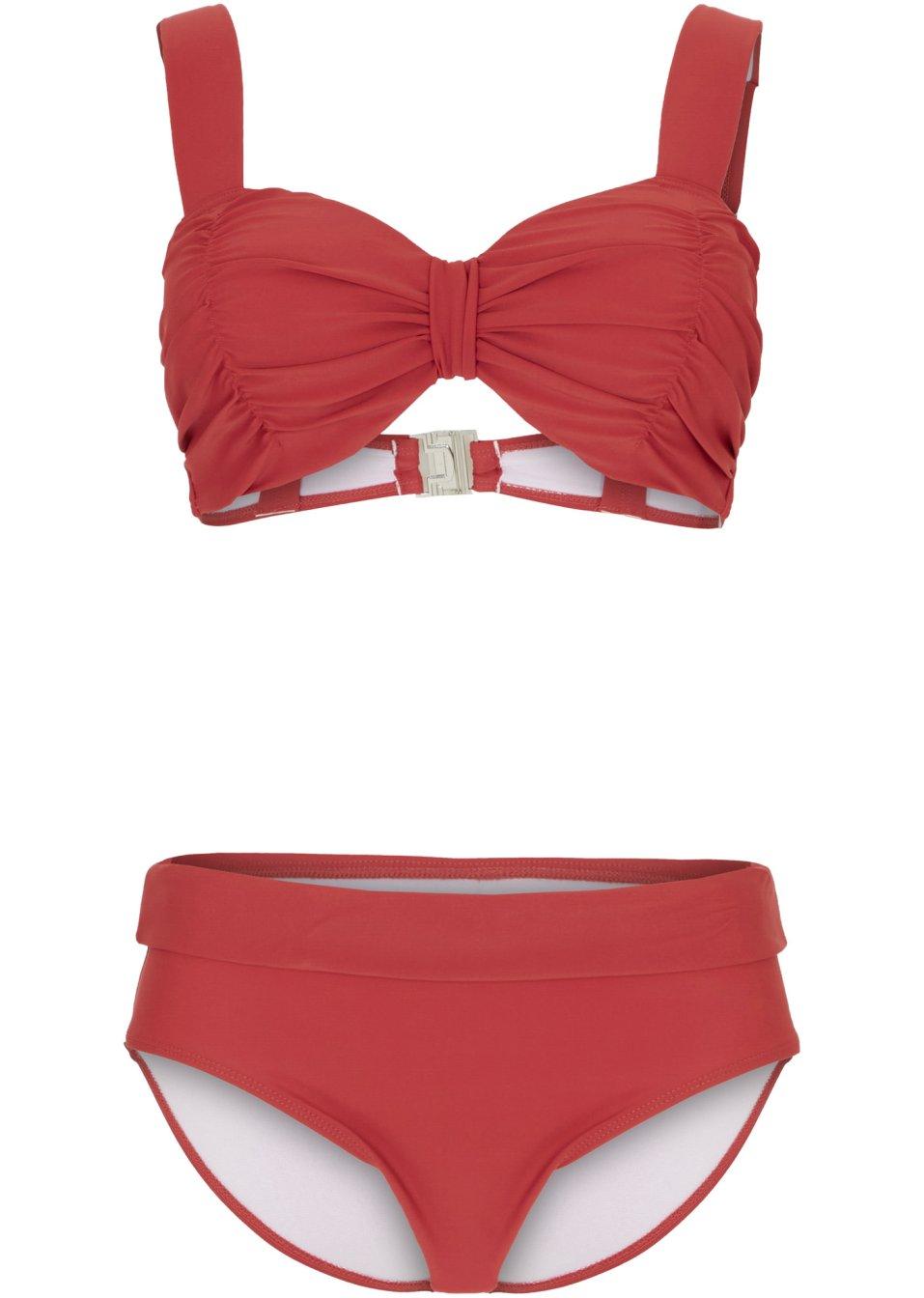 BIKINI 2-CZĘŚCIOWE JEDNOKOLOROWE