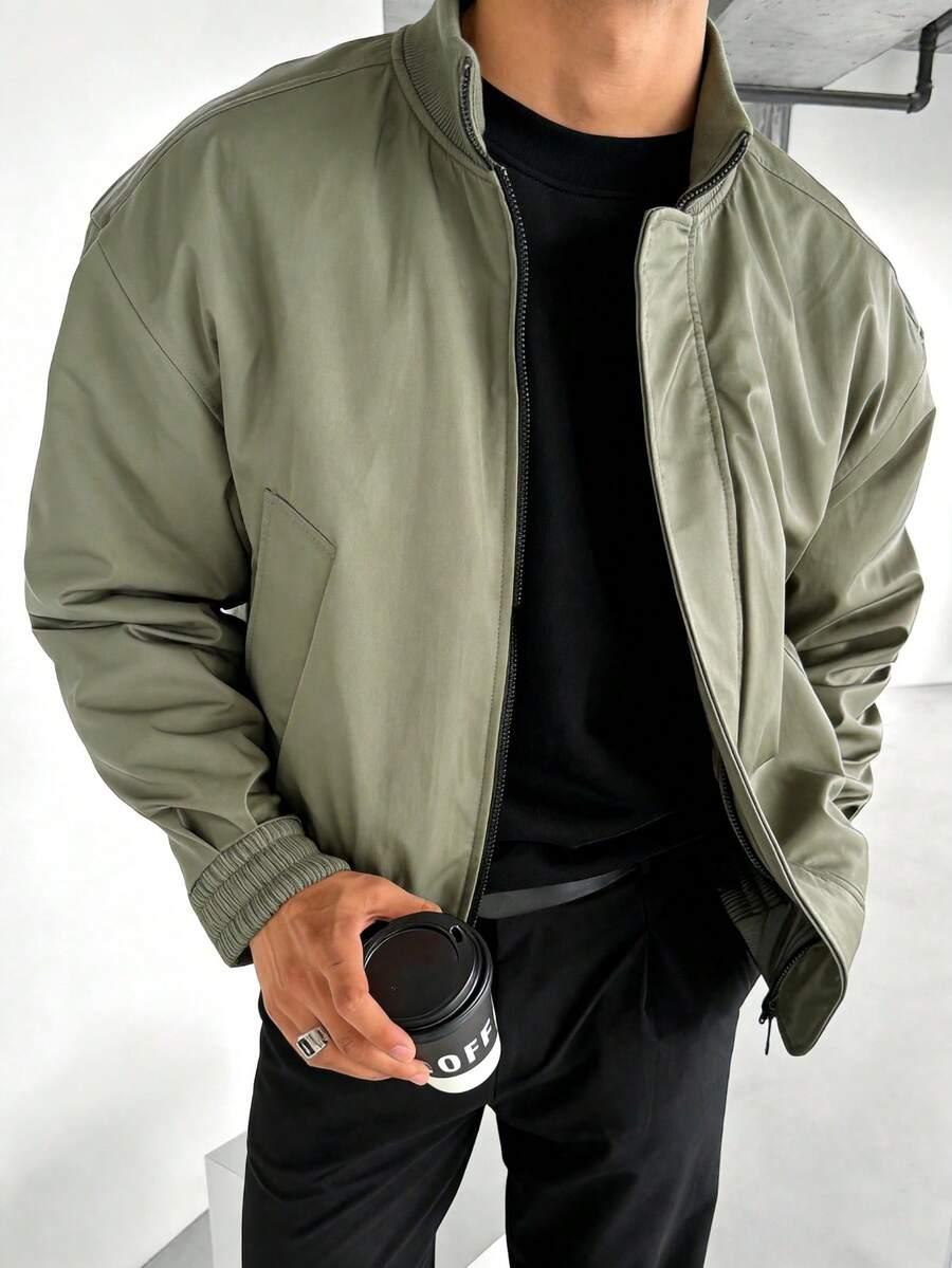 zielona kurtka bomber