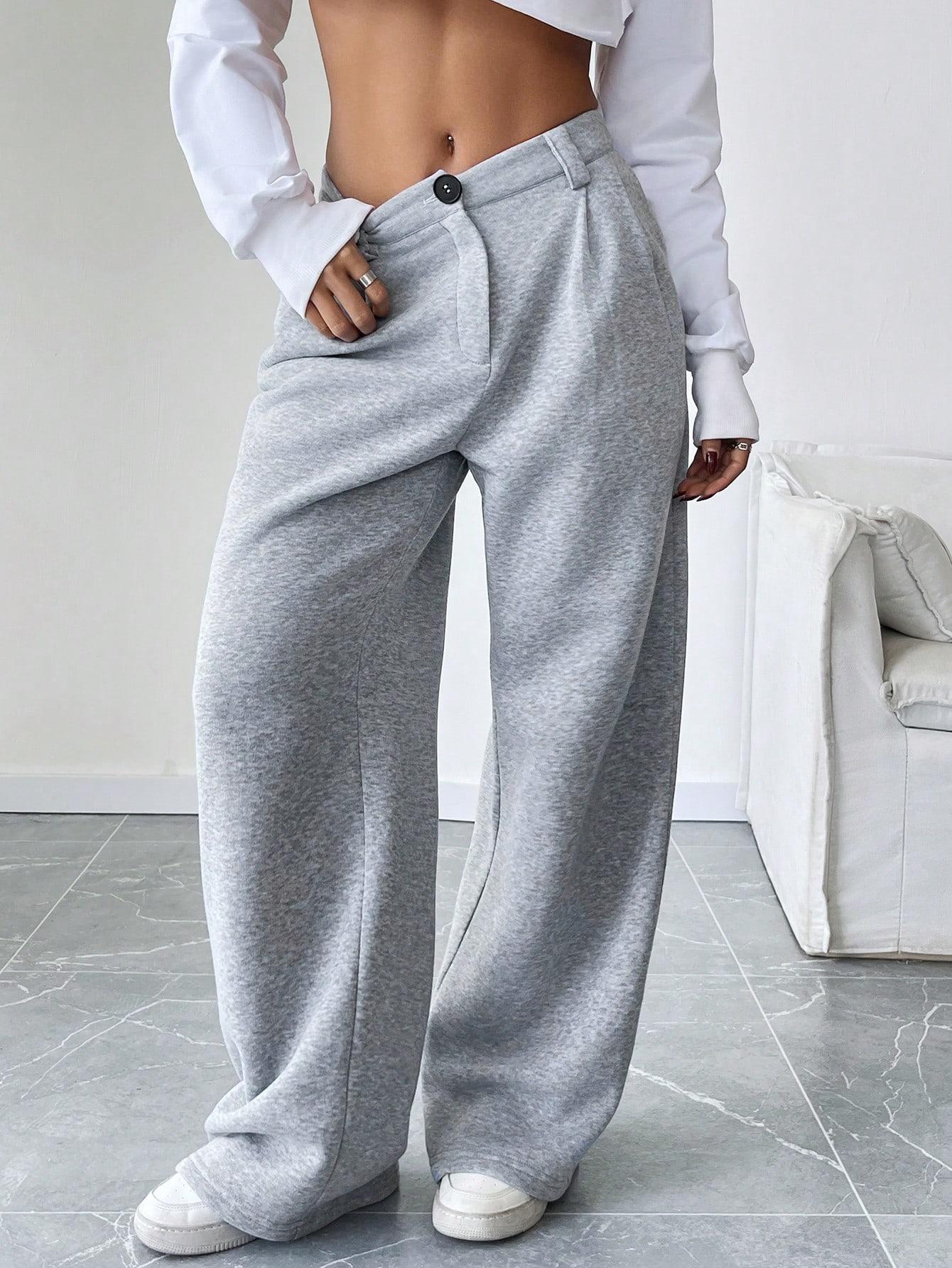 szare spodnie casual