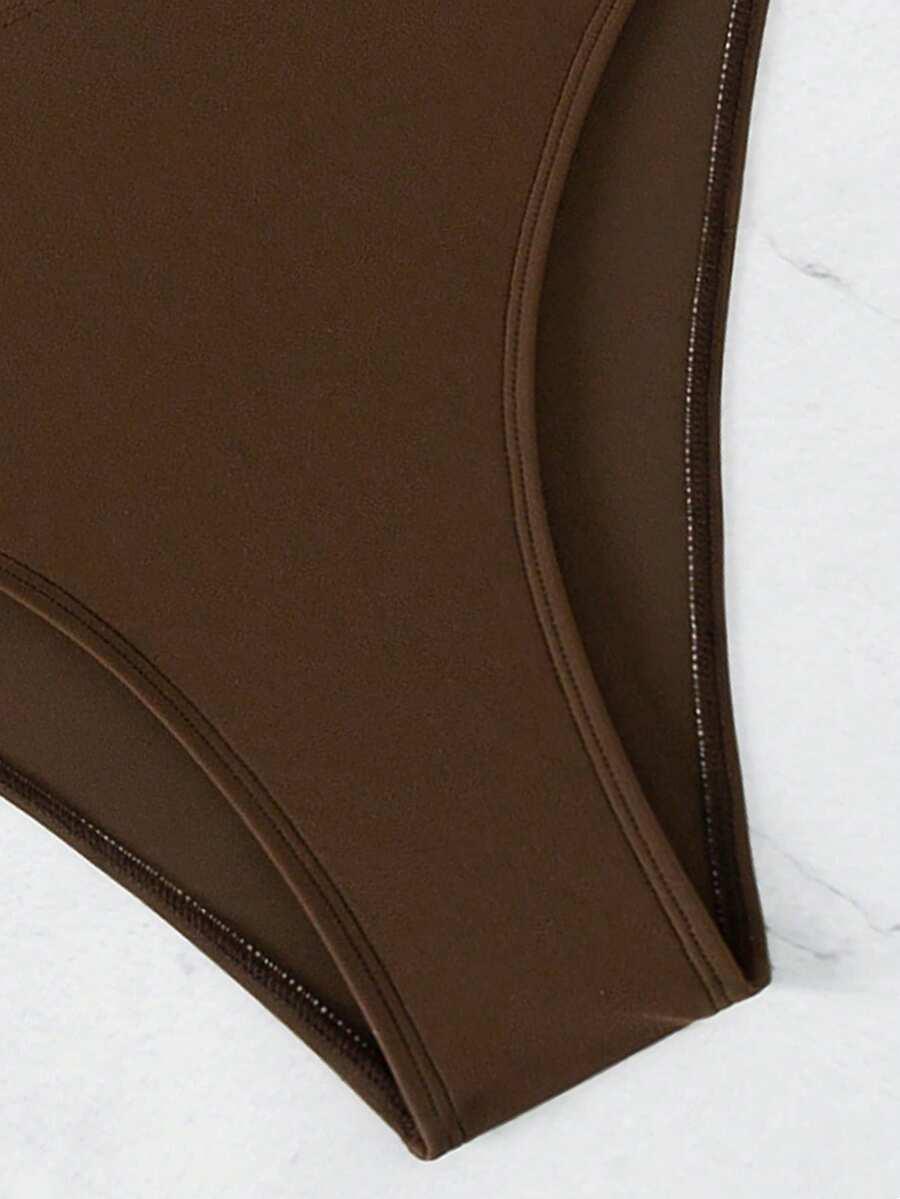 BRĄZOWY DÓŁ OD BIKINI