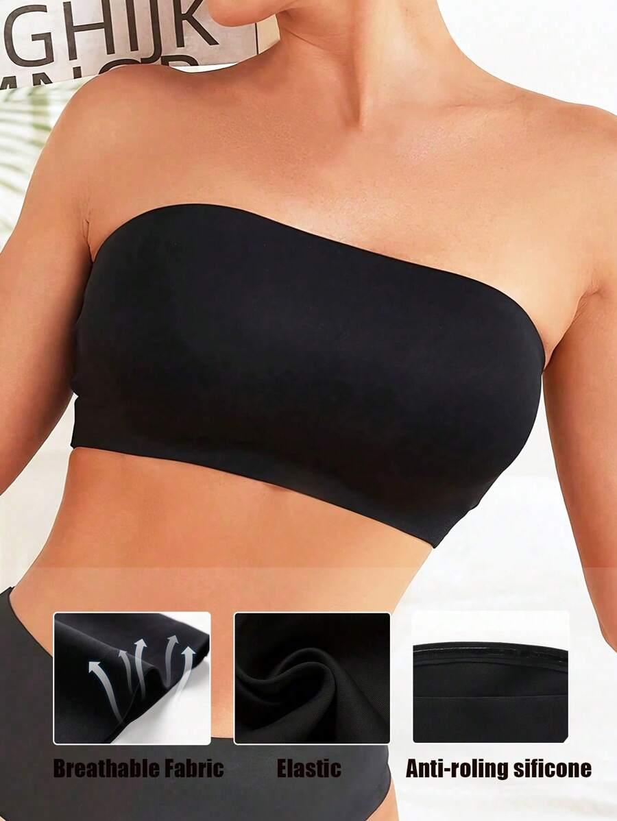 CZARNY BIUSTONOSZ BANDEAU