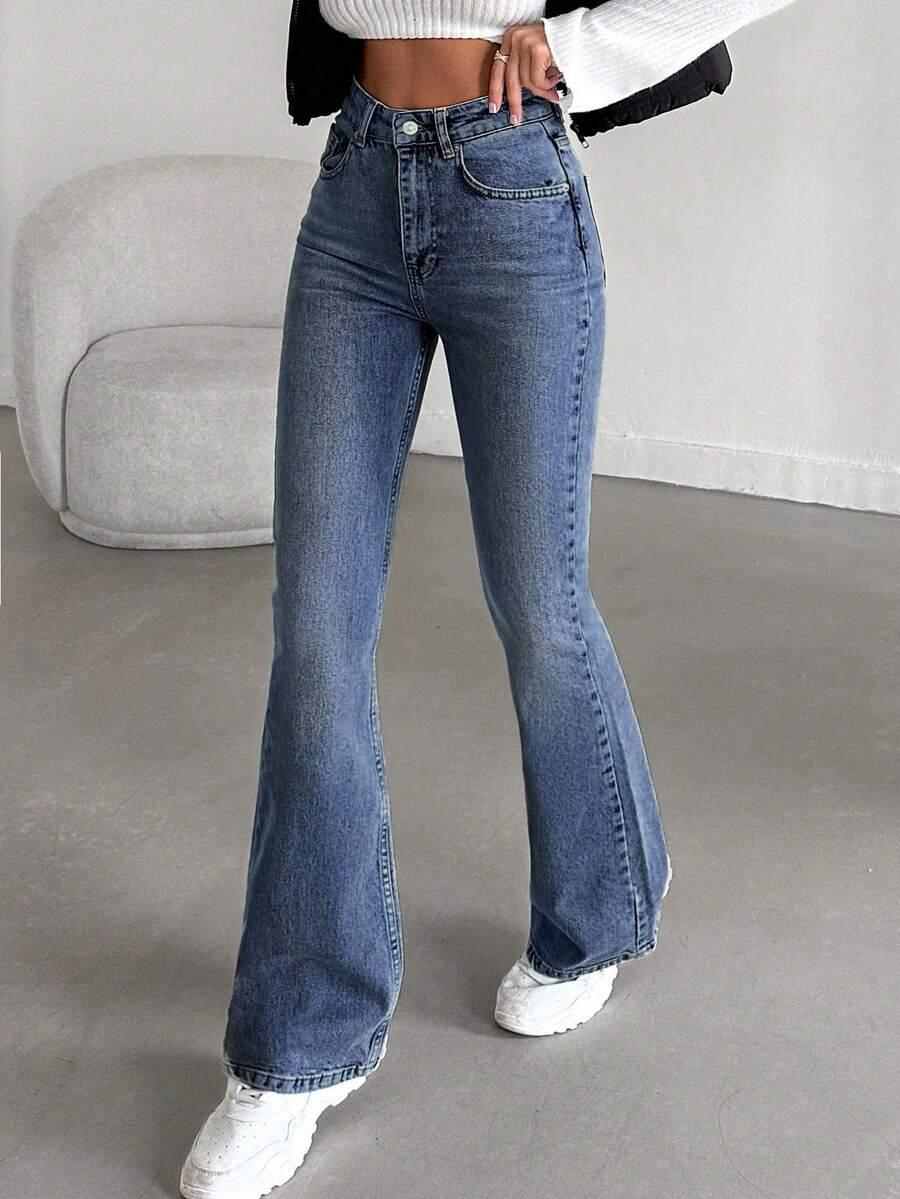 NIEBIESKIE SPODNIE JEANS