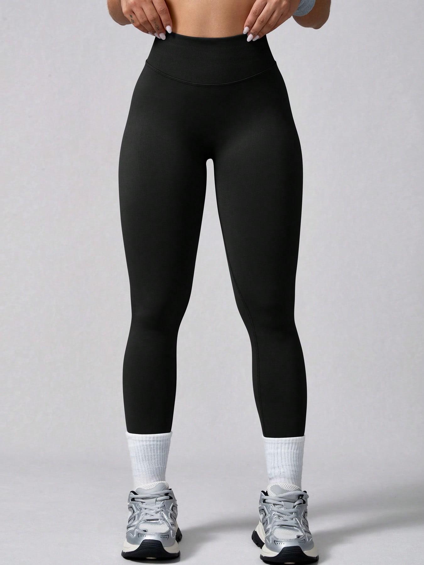 czarne legginsy sportowe wysoki stan