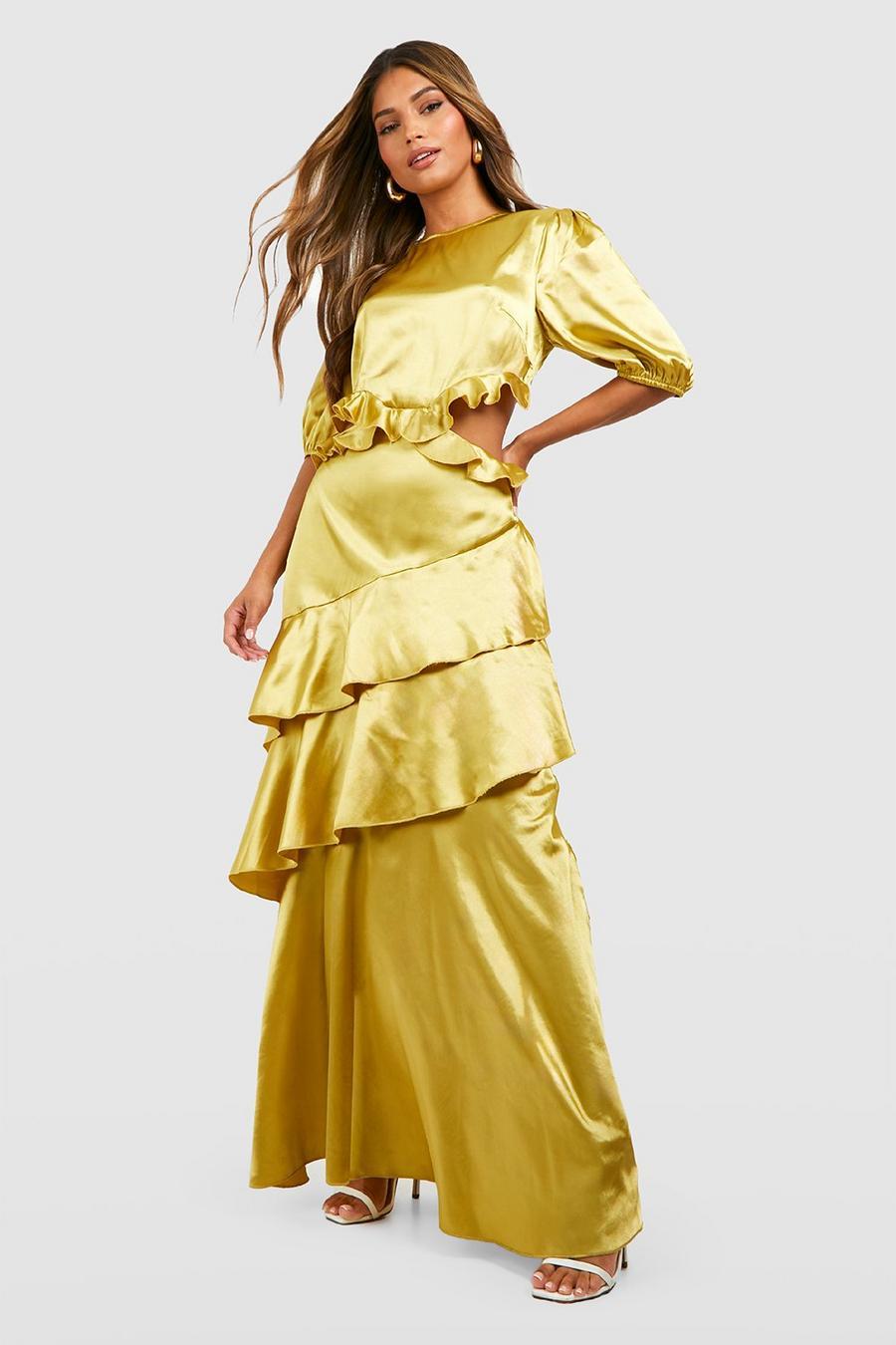 SUKIENKA SATYNOWA MAXI