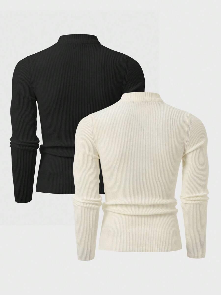 sweter prążki 2-pack