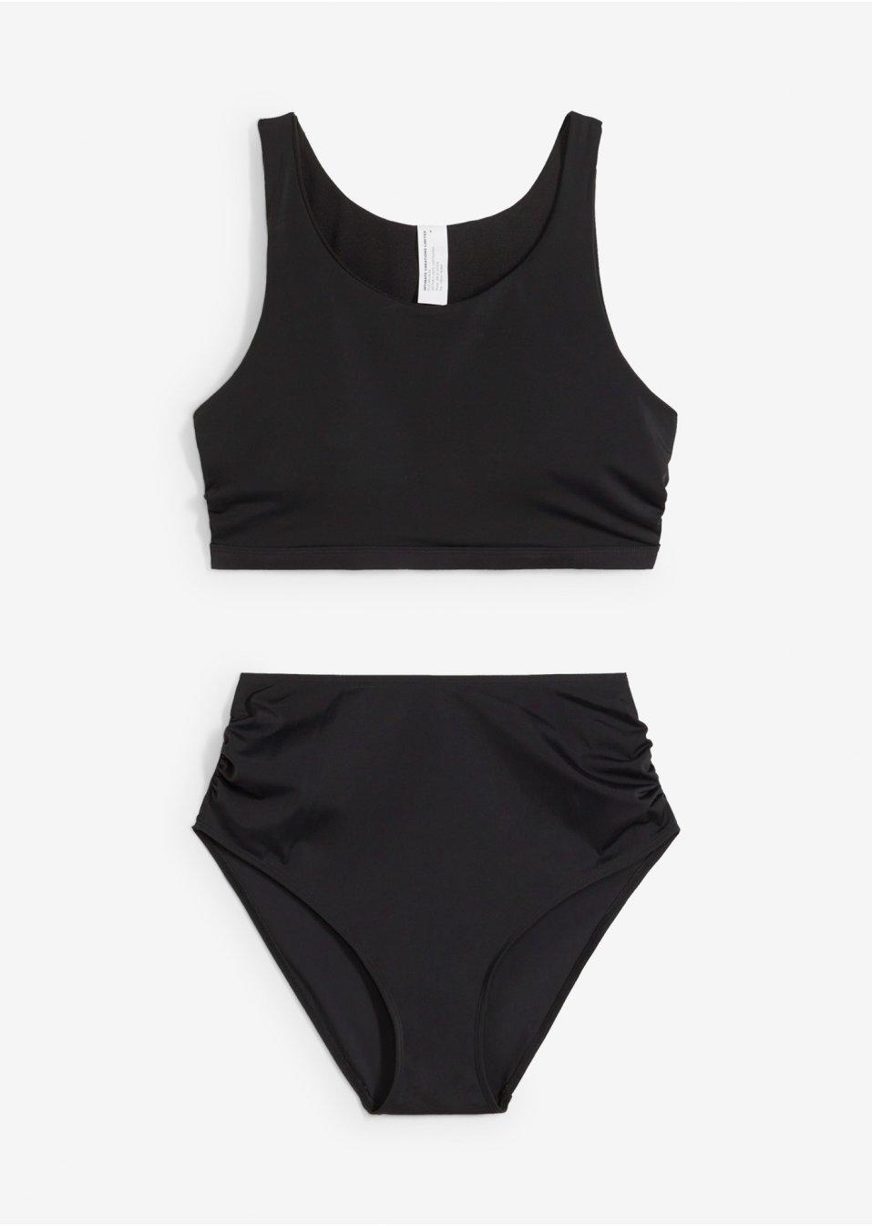 CZARNY Dół od bikini
