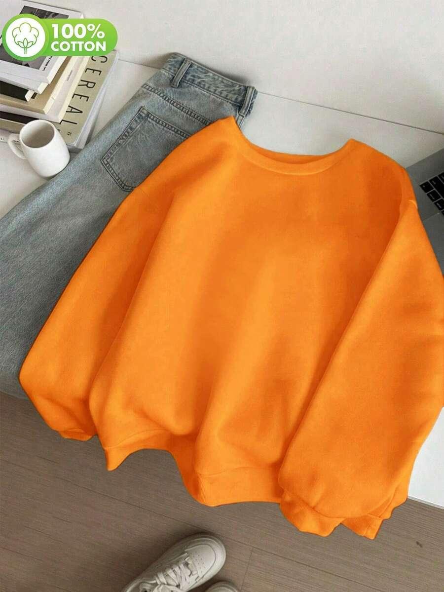 bluza okrągły dekolt