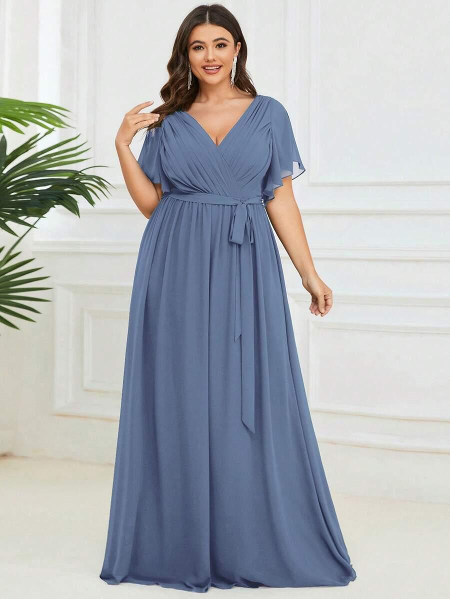 NIEBIESKA MAXI SUKIENKA