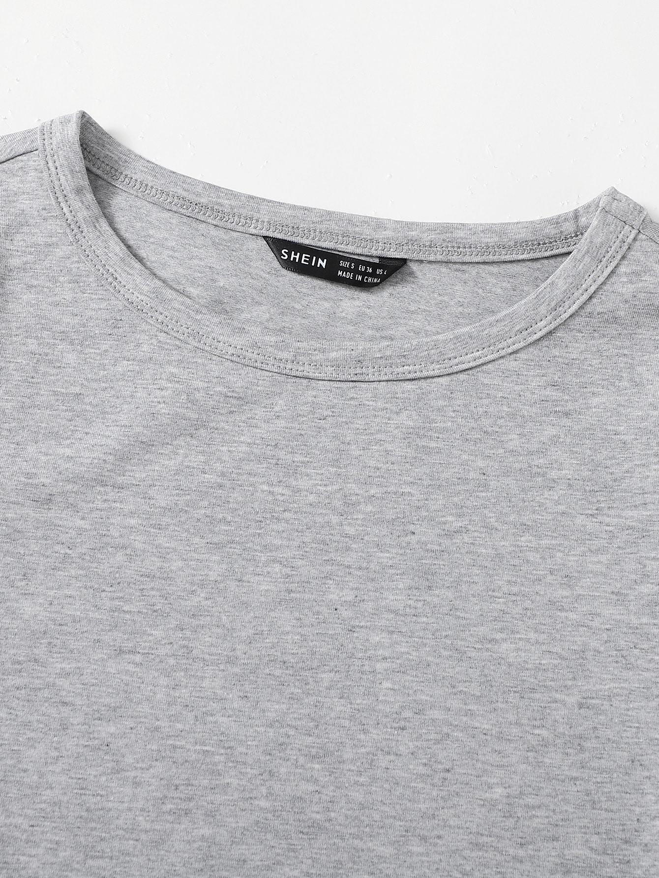 szary top casual