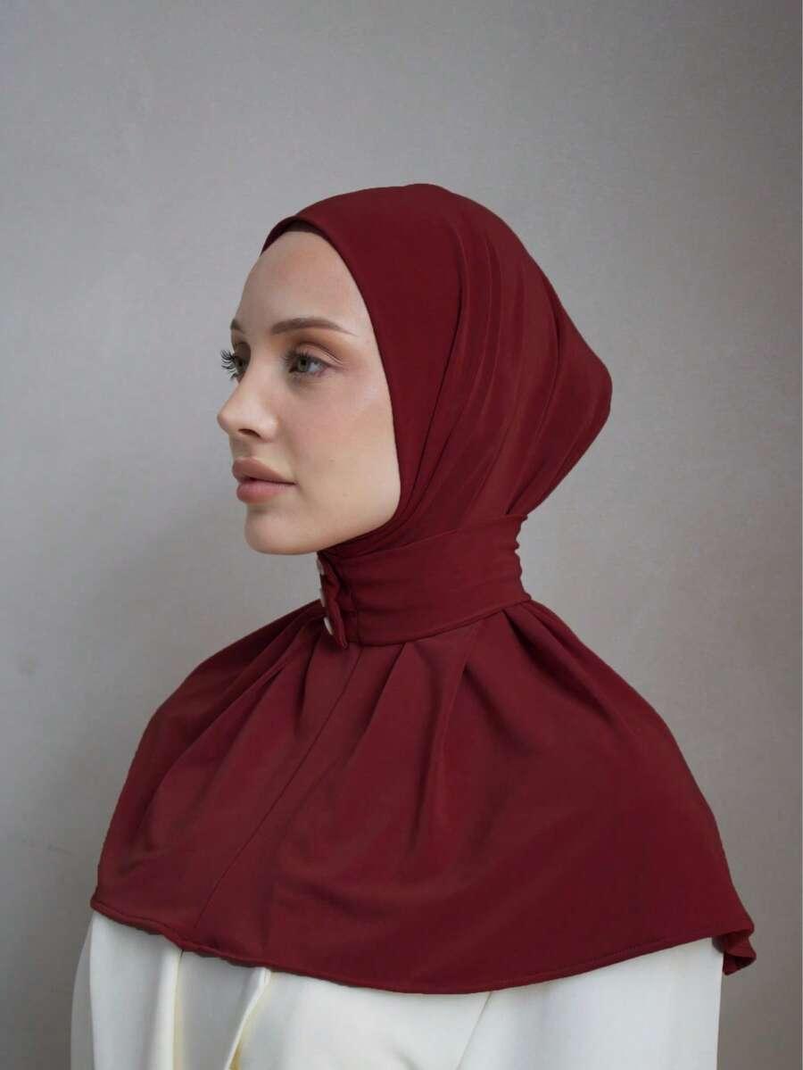 czerwona chusta hijab