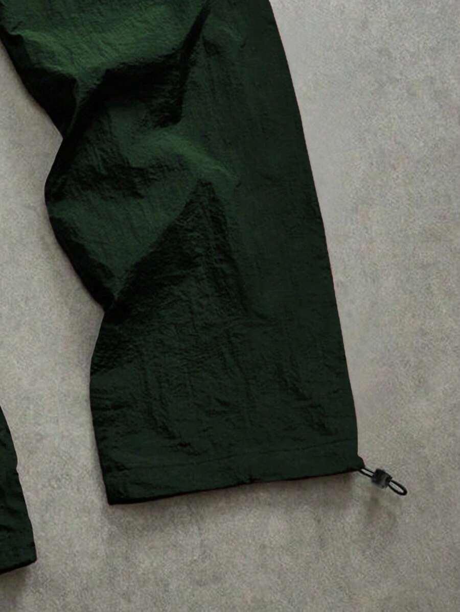 zielone spodnie ściągacz