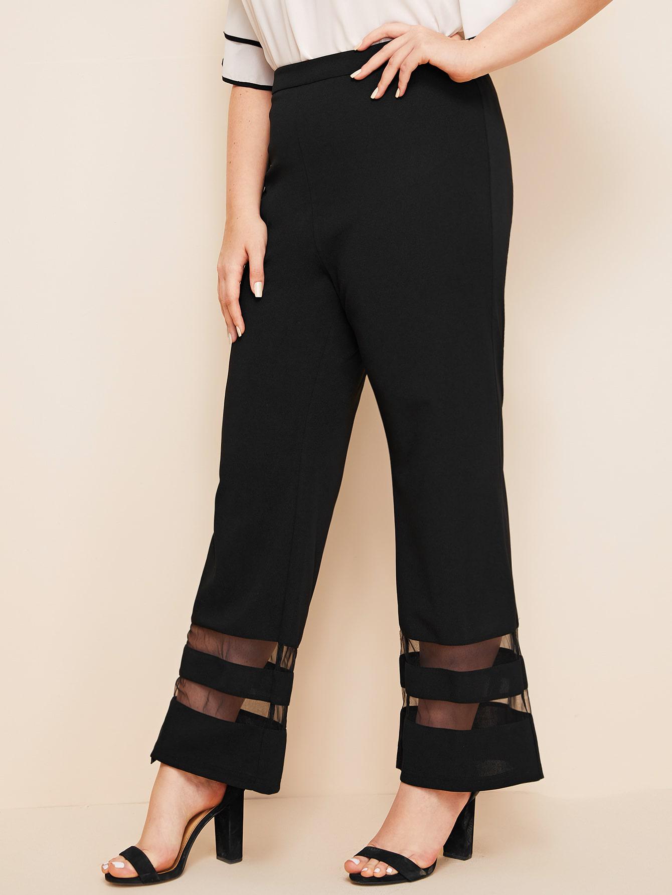 CZARNE SPODNIE ZIP