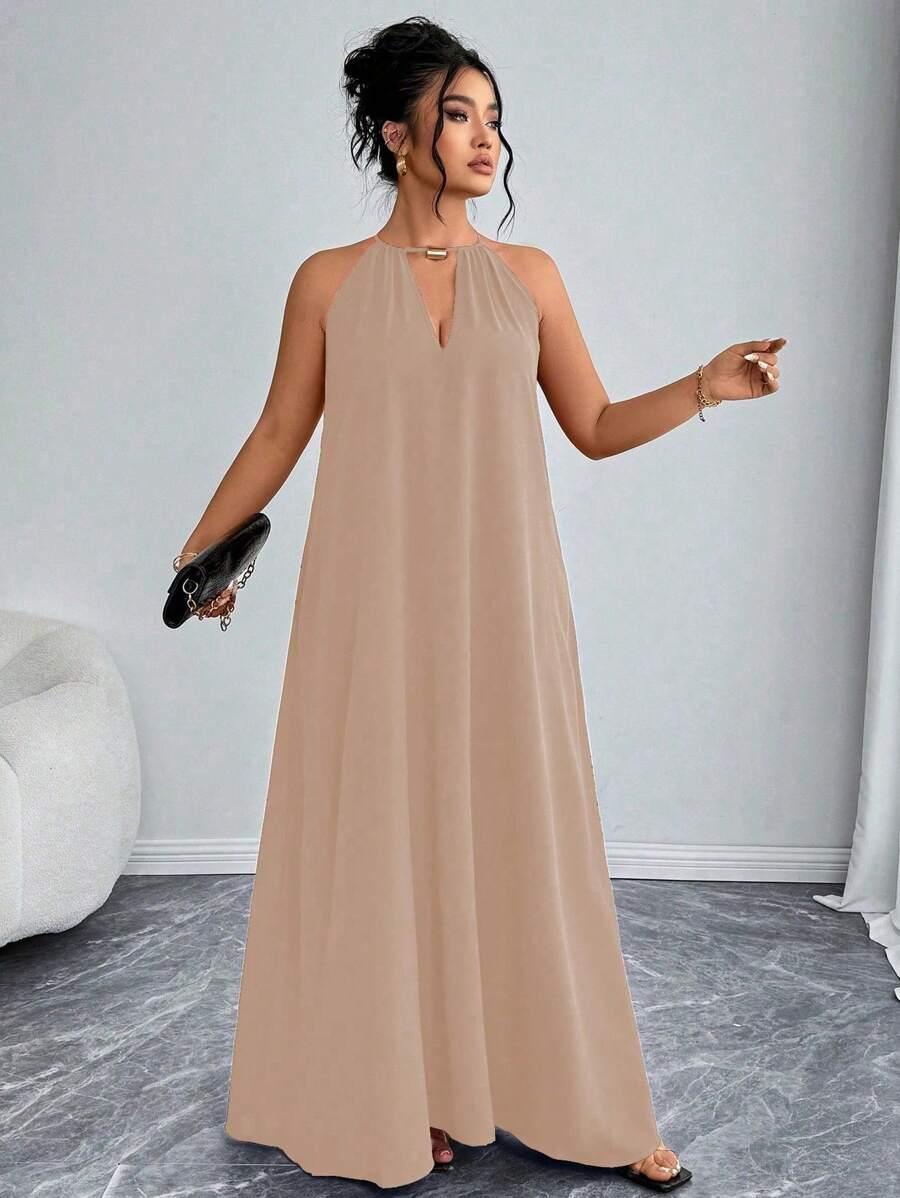 LUŹNA SUKIENKA MAXI PLUS SIZE