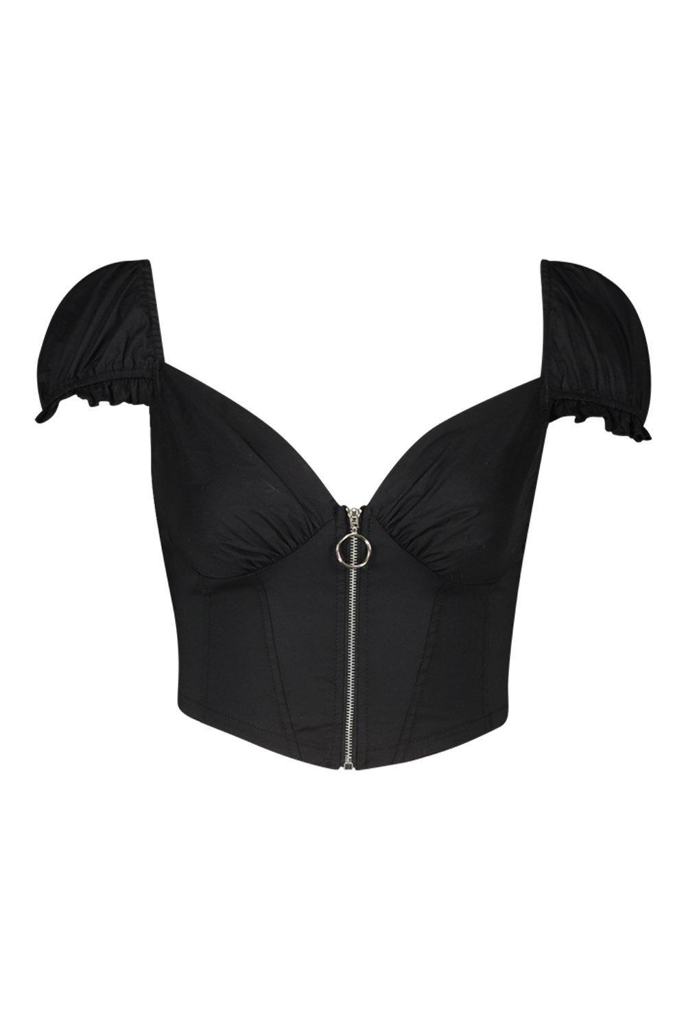 CZARNY TOP ZAMEK